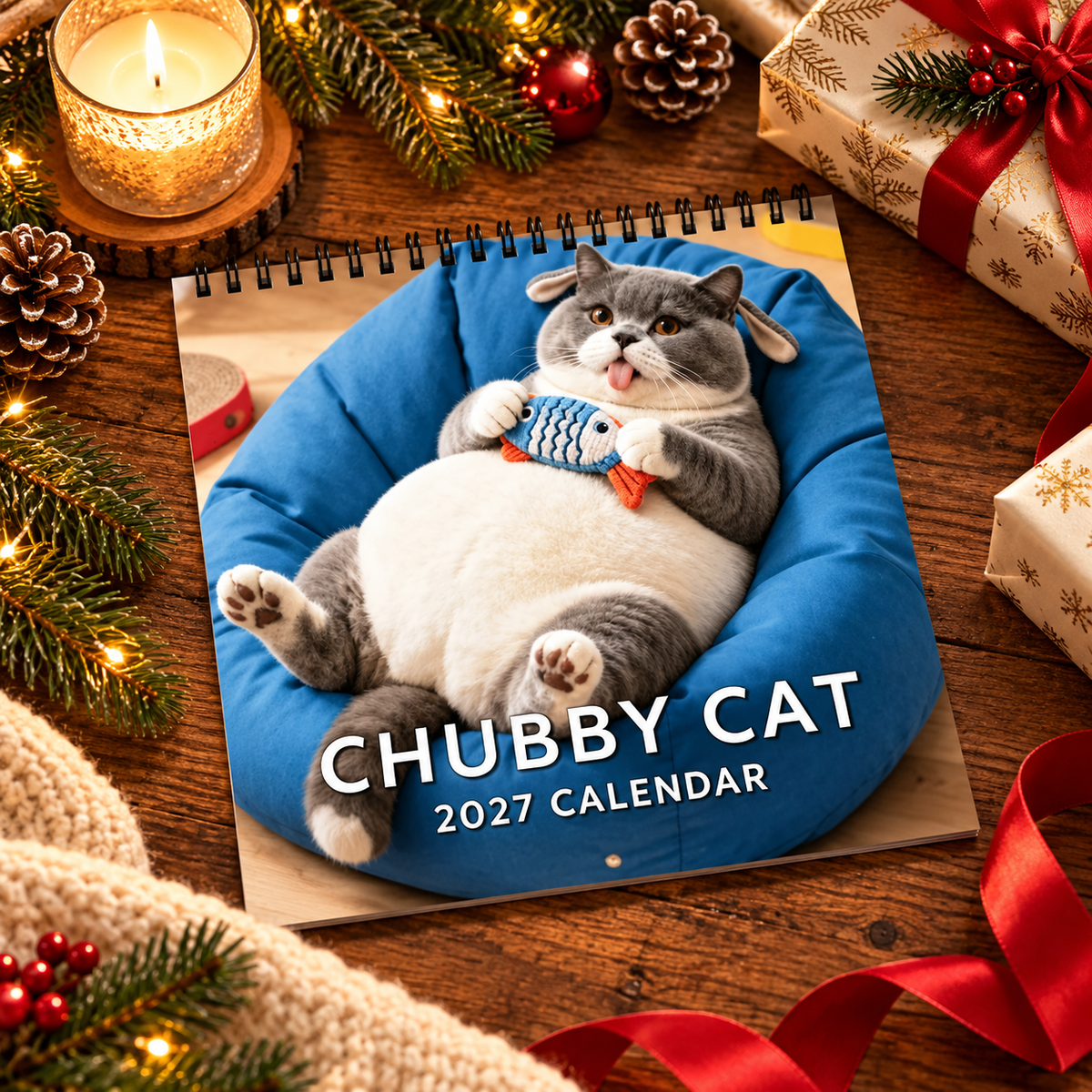 ๐ 2027 Chubby Cat Calendar