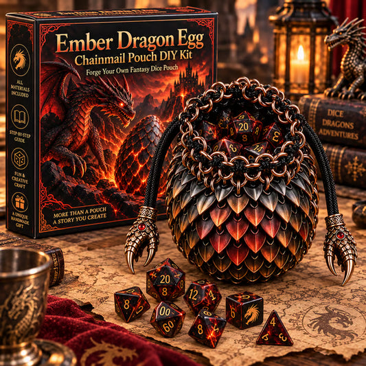 🐉 Dragon Egg Chainmail Pouch DIY Kit