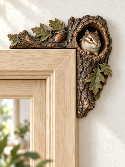Chipmunk Tree Hollow Door Topper