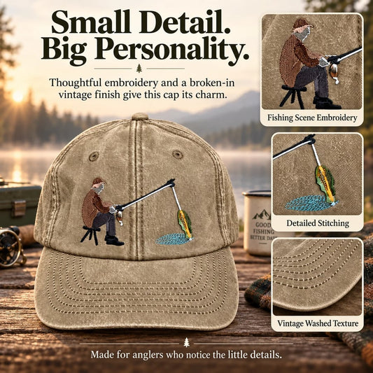 Wait… Did That Fish Just Move? The Fishing Hat Everyone Looks Twice At 🎣