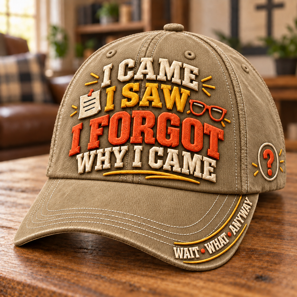 😂 I Came I Saw I Forgot Why I Came Funny Aging Baseball Cap