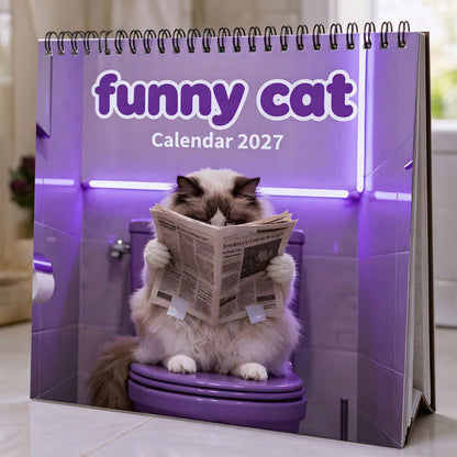 🐱 2027 Funny Cat Wall Calendar