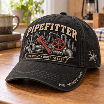 🔧 Pipefitter Fit Right Built To Last Baseball Cap