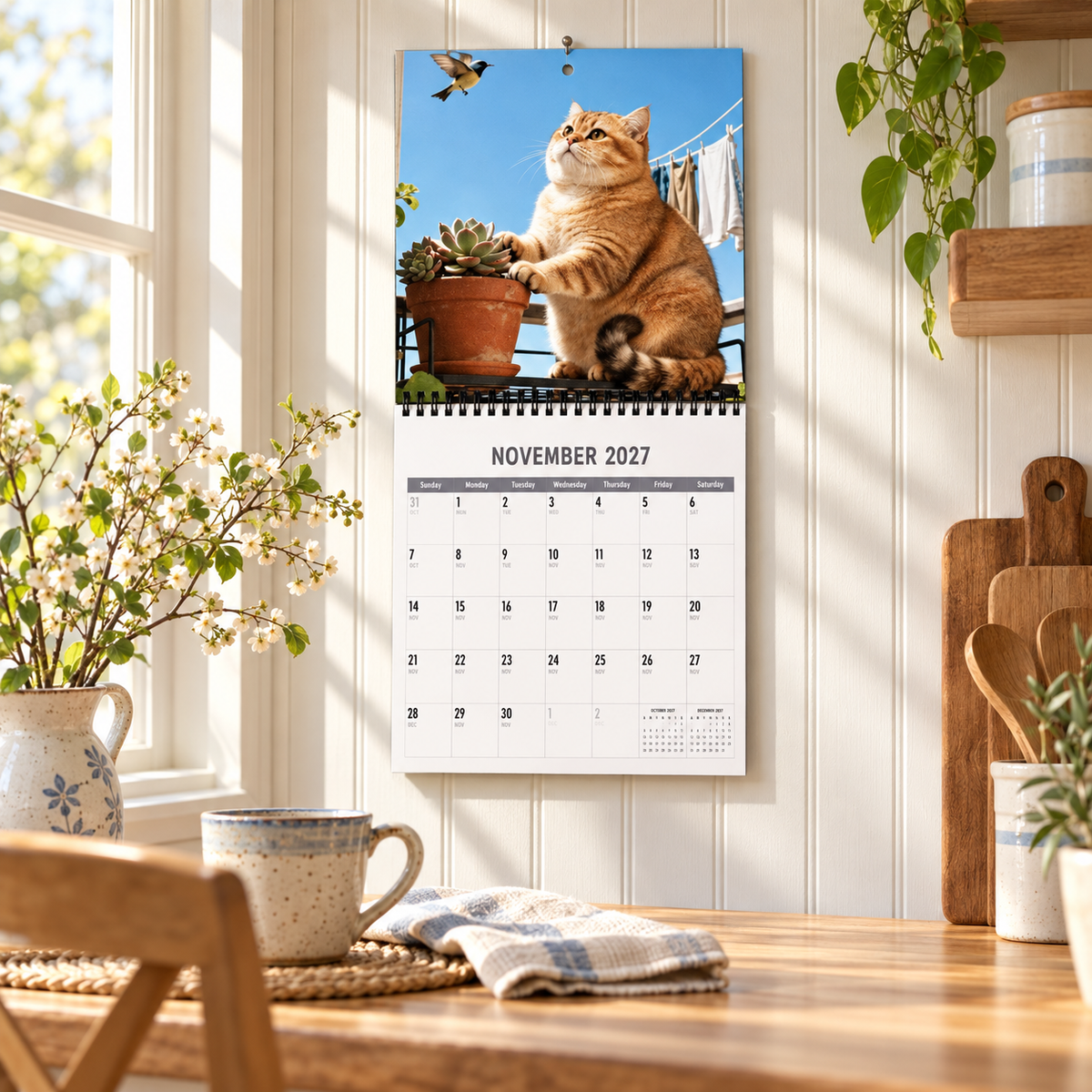 🐈 2027 Chubby Cat Calendar