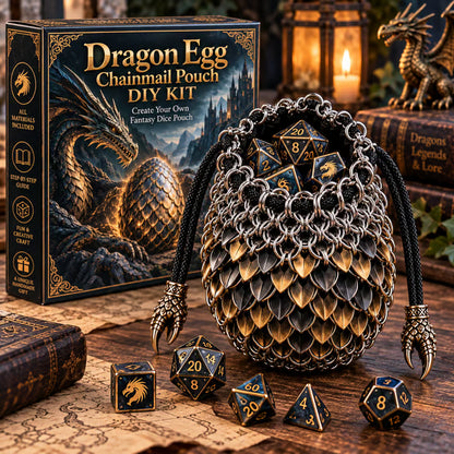 🐉 Dragon Egg Chainmail Pouch DIY Kit