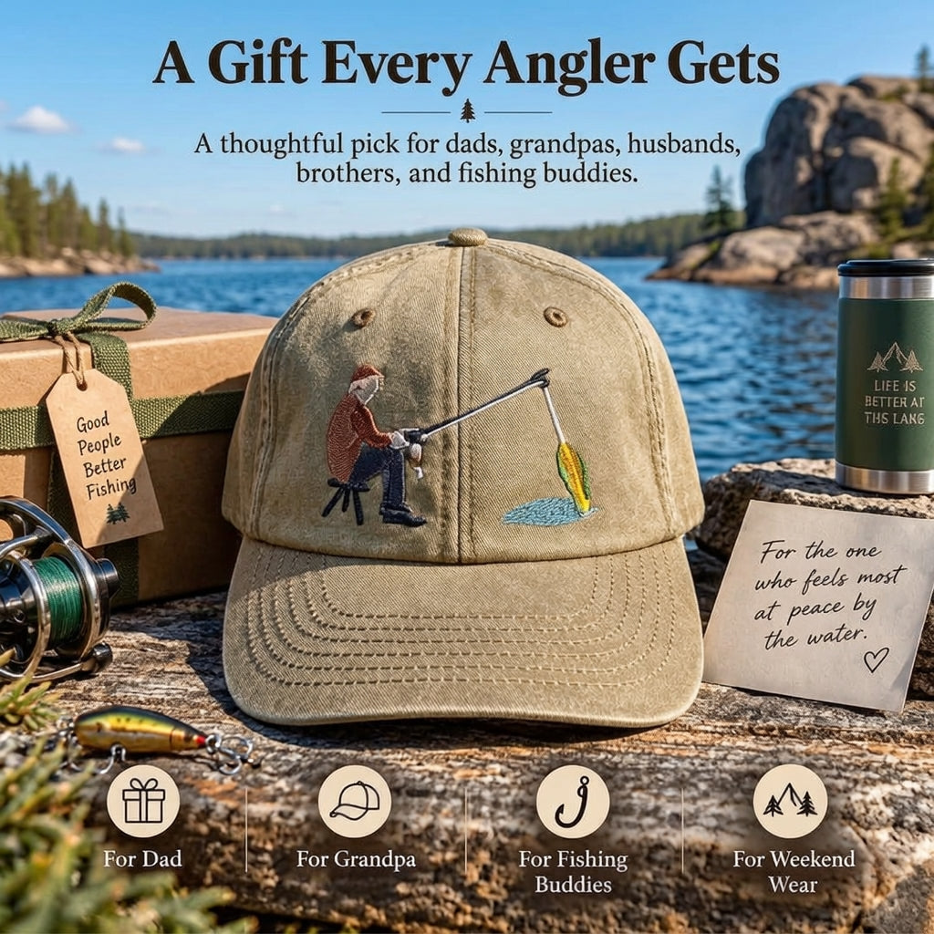 Wait… Did That Fish Just Move? The Fishing Hat Everyone Looks Twice At 🎣