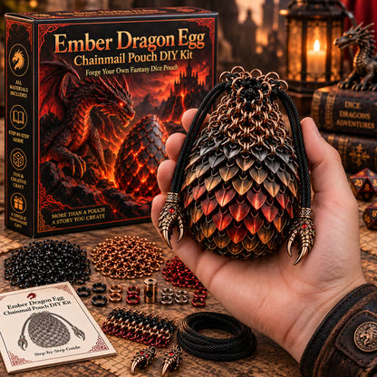 🐉 Dragon Egg Chainmail Pouch DIY Kit