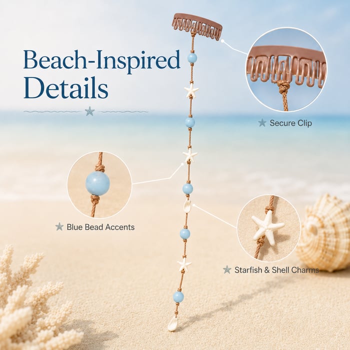 🔥LAST DAY 50% OFF - 🌊⭐Beachy Mermaid Hair Accent