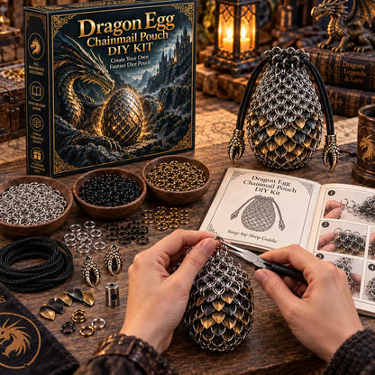 🐉 Dragon Egg Chainmail Pouch DIY Kit