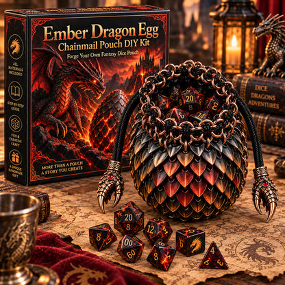🐉 Dragon Egg Chainmail Pouch DIY Kit
