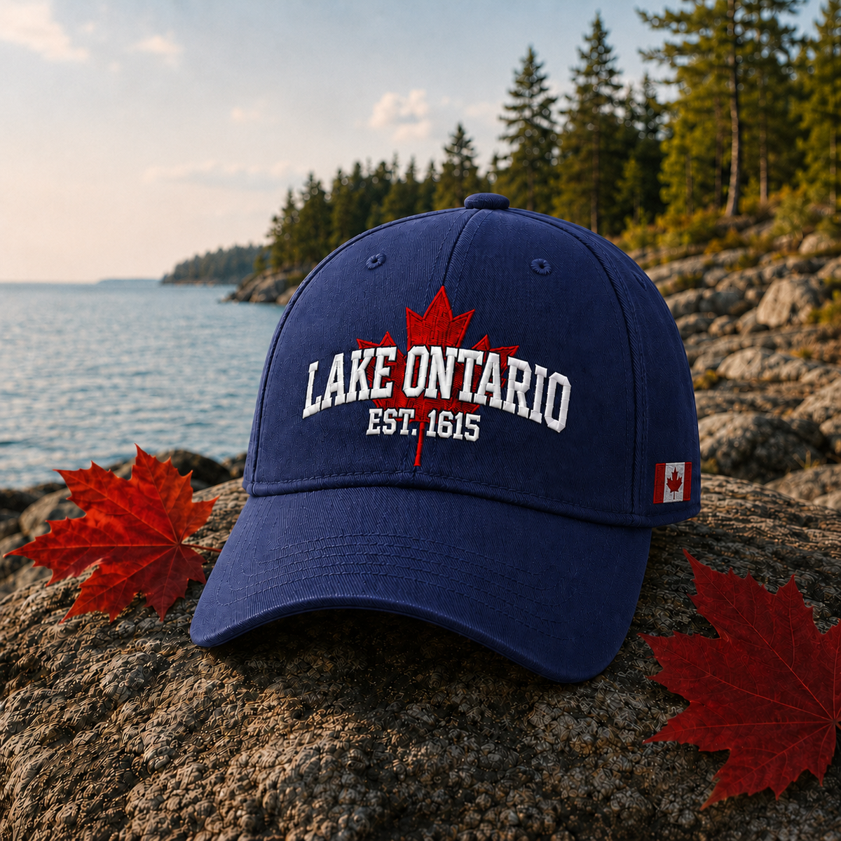 🍁Lake Ontario Forever – Heritage Embroidered Cap