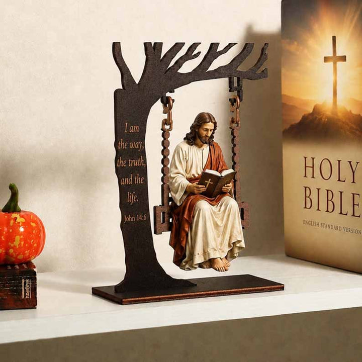 📚Last Day 60% OFF - Christian Jesus Swing Ornament