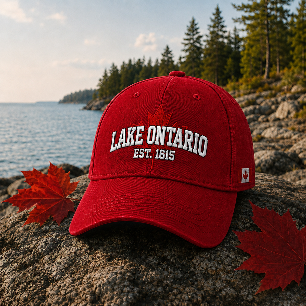 🍁Lake Ontario Forever – Heritage Embroidered Cap