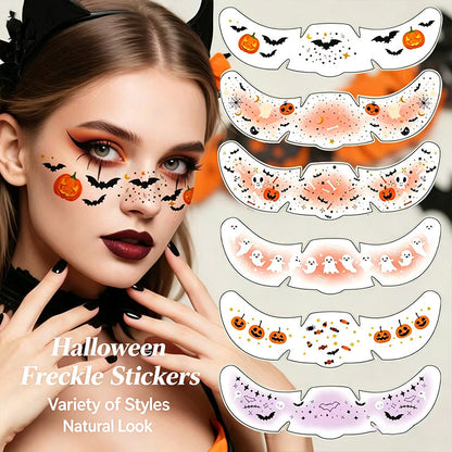 Halloween Face Tattoo Stickers