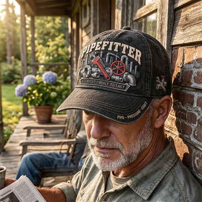 🔧 Pipefitter Fit Right Built To Last Baseball Cap