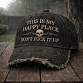 🔥Last Day 50% OFF 💀🔧This Is My Happy Place Vintage Cap