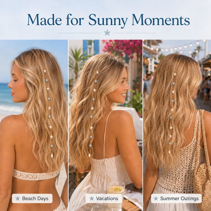 🔥LAST DAY 50% OFF - 🌊⭐Beachy Mermaid Hair Accent