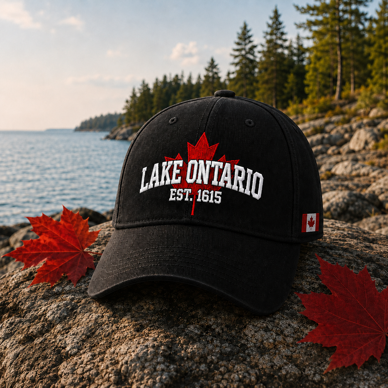 🍁Lake Ontario Forever – Heritage Embroidered Cap