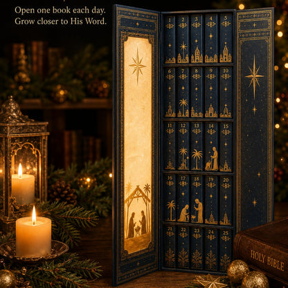🎁Last Day 49% OFF-✦ 📖 25-Day Christian Mini Book Advent Calendar 🎄 ✦