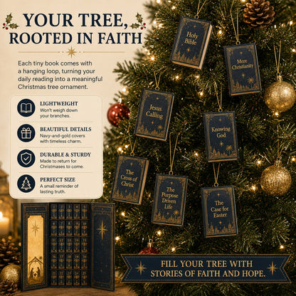 🎁Last Day 49% OFF-✦ 📖 25-Day Christian Mini Book Advent Calendar 🎄 ✦