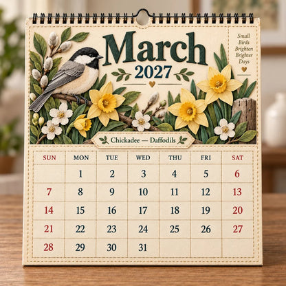 🐦 2027 Birds Of Wall Calendar