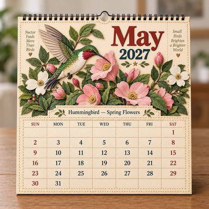 🐦 2027 Birds Of Wall Calendar