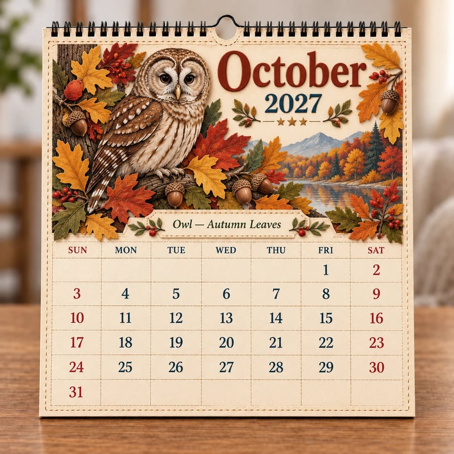 🐦 2027 Birds Of Wall Calendar