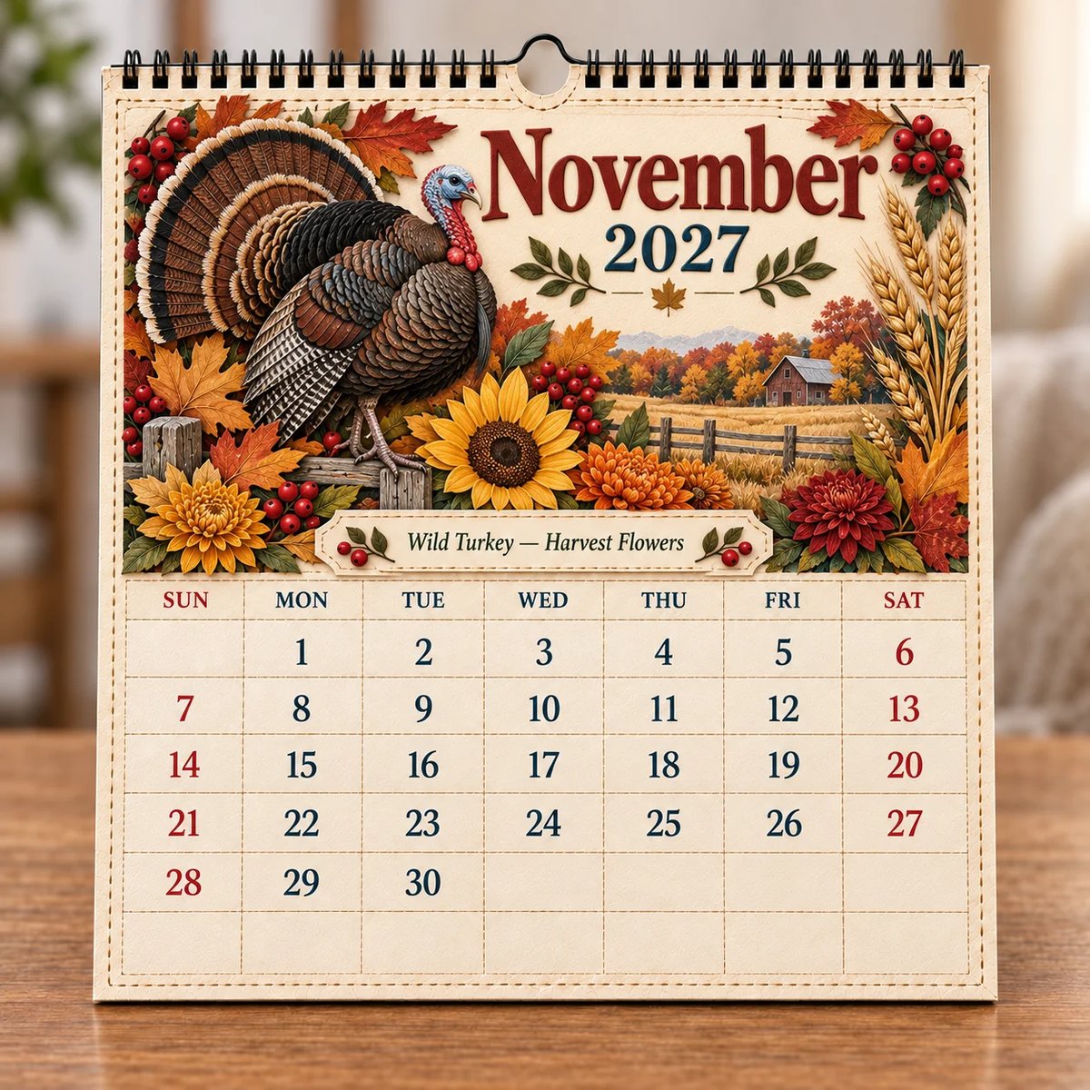 🐦 2027 Birds Of Wall Calendar