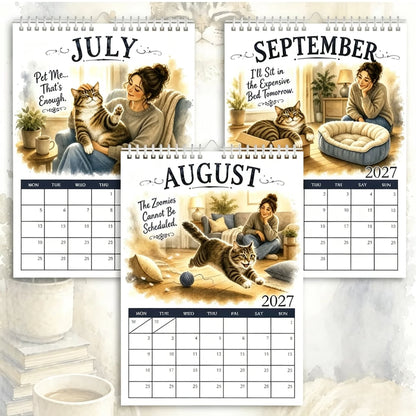 🐱📅 A Cat’s Life 2027 Calendar – A Year of Feline Charm 🐾✨