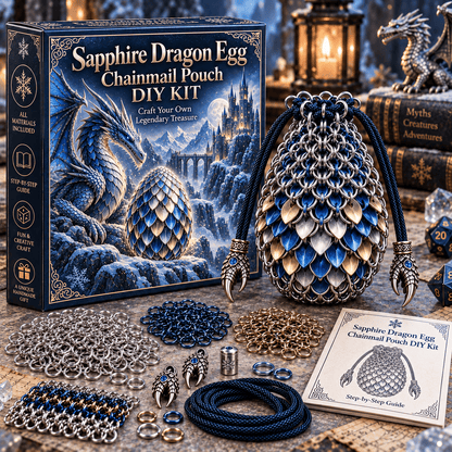 🐉 Dragon Egg Chainmail Pouch DIY Kit