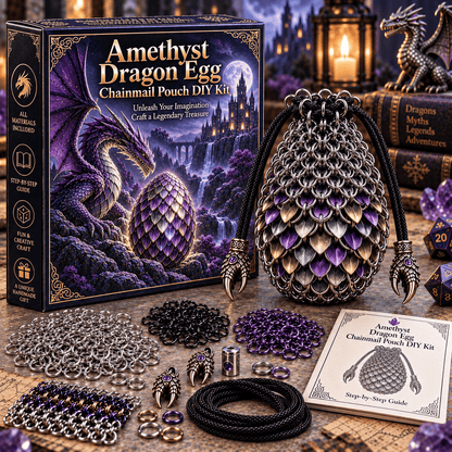 🐉 Dragon Egg Chainmail Pouch DIY Kit