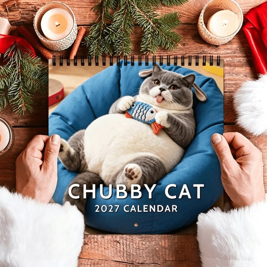 🐈 2027 Chubby Cat Calendar