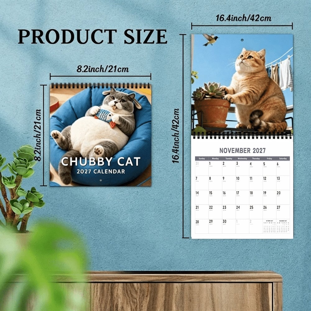 🐈 2027 Chubby Cat Calendar