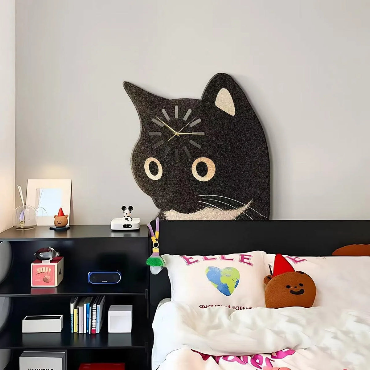 🐱Funny Loading Cat & Dog Wooden Wall Clock – Quirky Animal Wall Decor