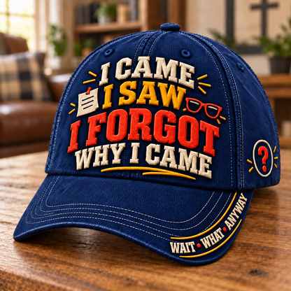 😂 I Came I Saw I Forgot Why I Came Funny Aging Baseball Cap