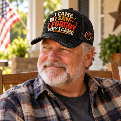 😂 I Came I Saw I Forgot Why I Came Funny Aging Baseball Cap