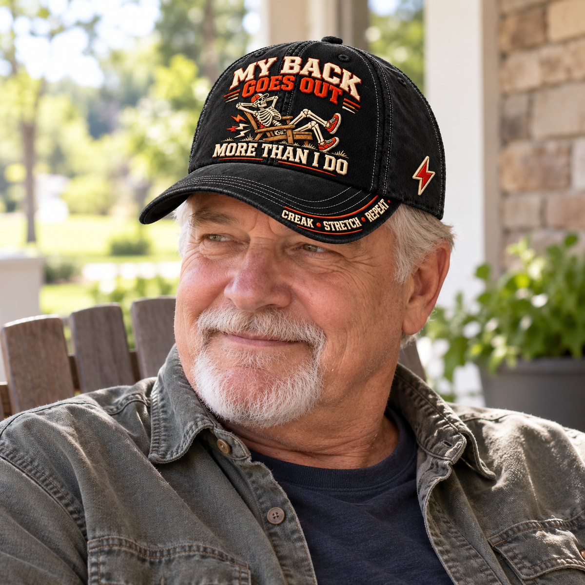 😂 My Back Goes Out More Than I Do – Funny Aging Baseball Cap