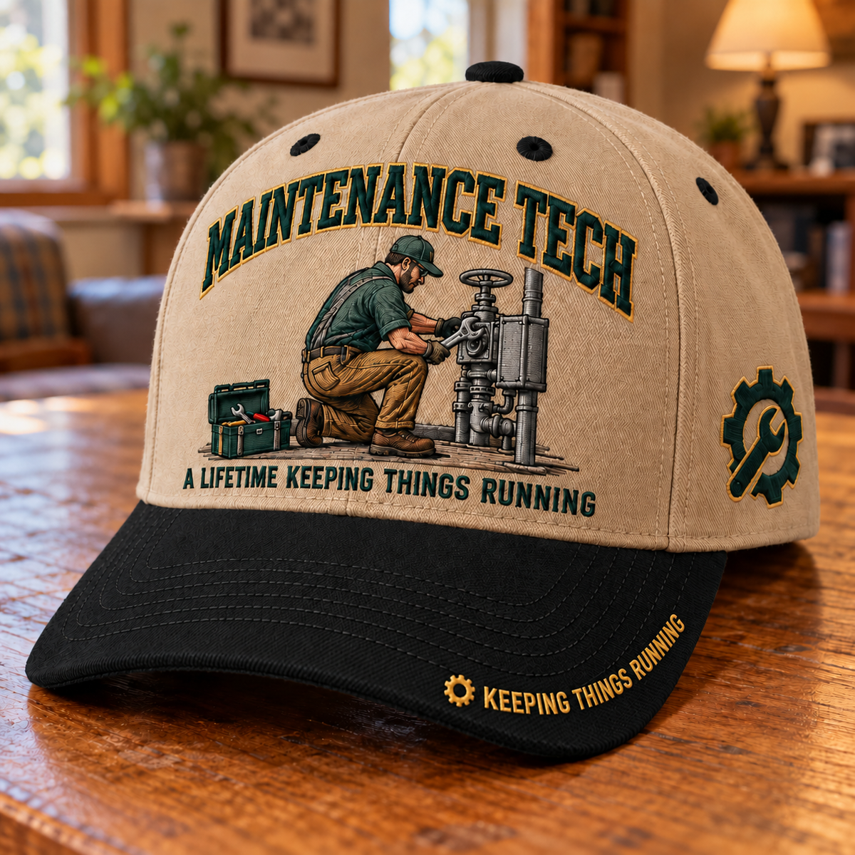🔧 Maintenance Tech A Lifetime Keeping Things Running Baseball Cap