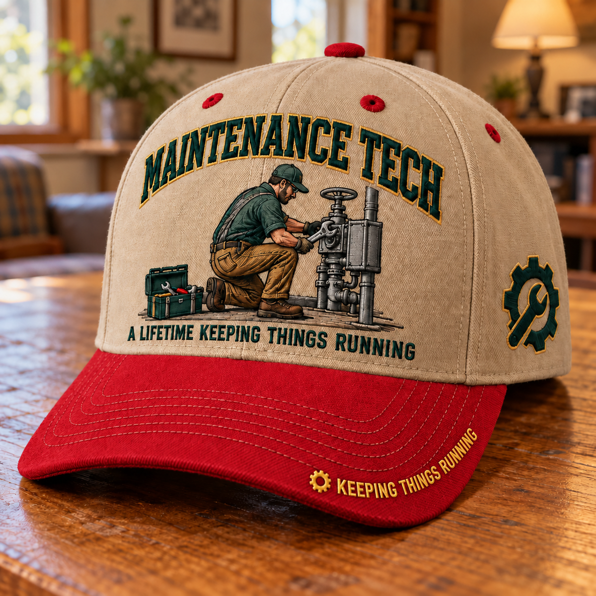 🔧 Maintenance Tech A Lifetime Keeping Things Running Baseball Cap