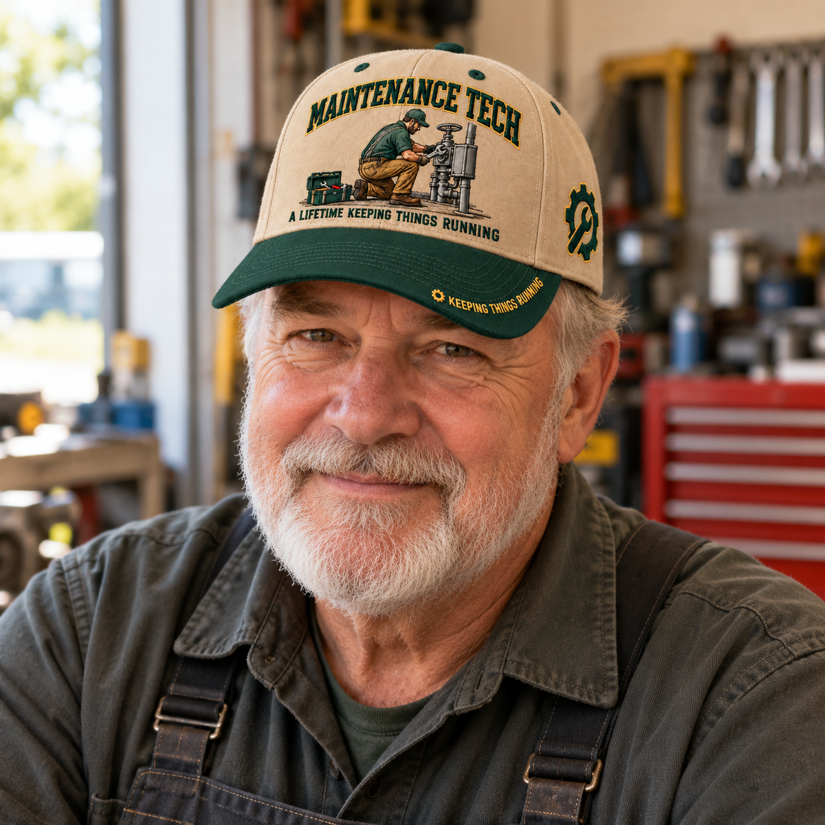 🔧 Maintenance Tech A Lifetime Keeping Things Running Baseball Cap