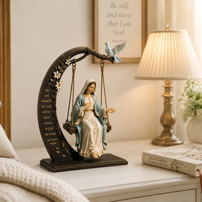 ✝️ Blessed Mary Cradle Swing Ornament