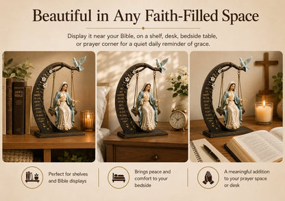 ✝️ Blessed Mary Cradle Swing Ornament